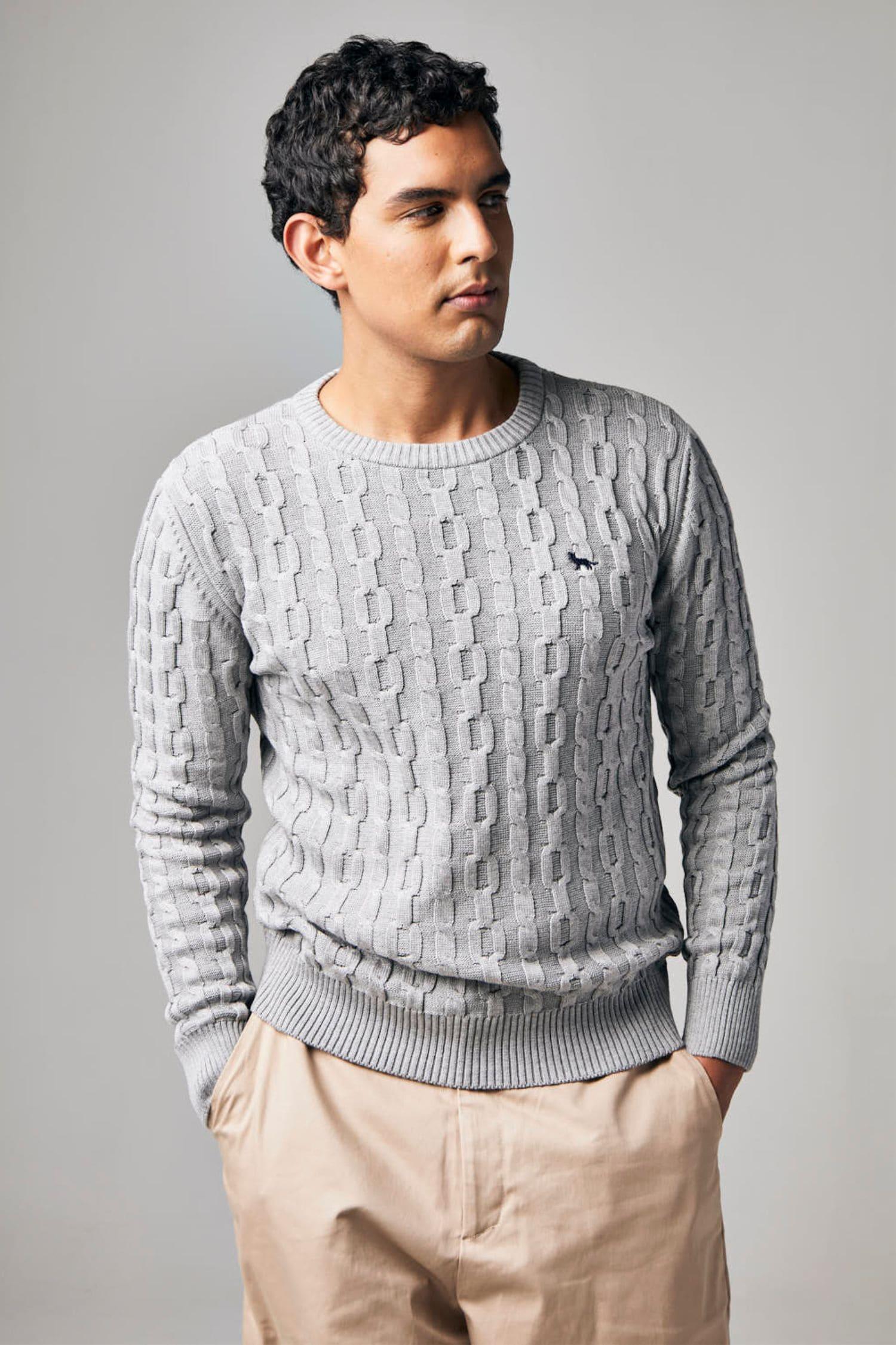 Suéter Cogua en hilado Turín trenzado – Hombre